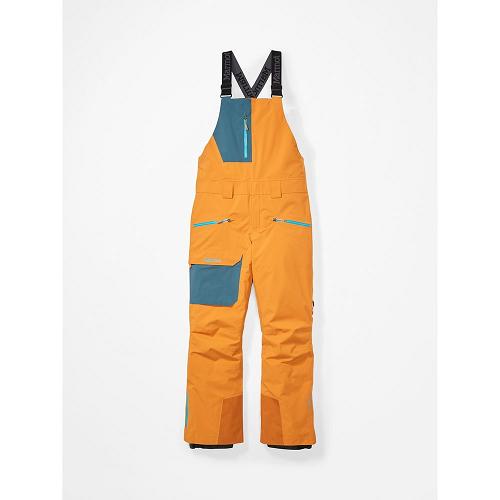 Marmot Smokes Run Ski Pants For Mens Blue Yellow TAI917034